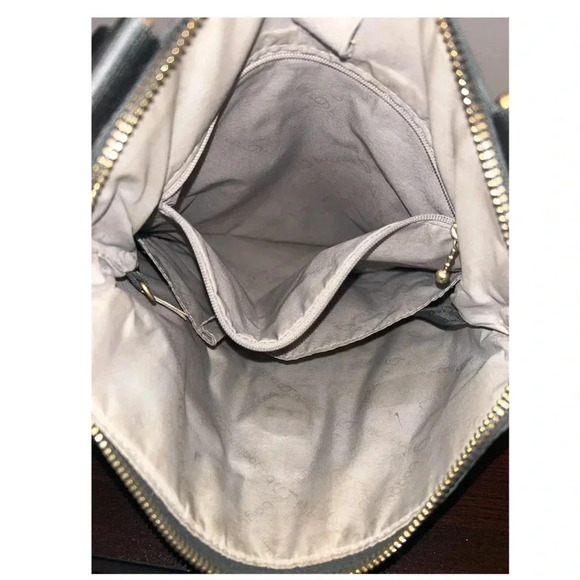 Baggallini Hanover Gray Crossbody Lightweight Bag Purse Medium Gold Hardware - Picture 7 of 8